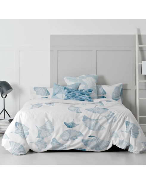 Housse de couette en coton Ginkgo multicolore
