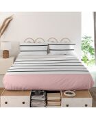 Drap en coton Blush multicolore