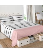 Drap en coton Blush multicolore