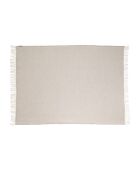 Tela escocesa Haze de algodón beige - 130x170 cm