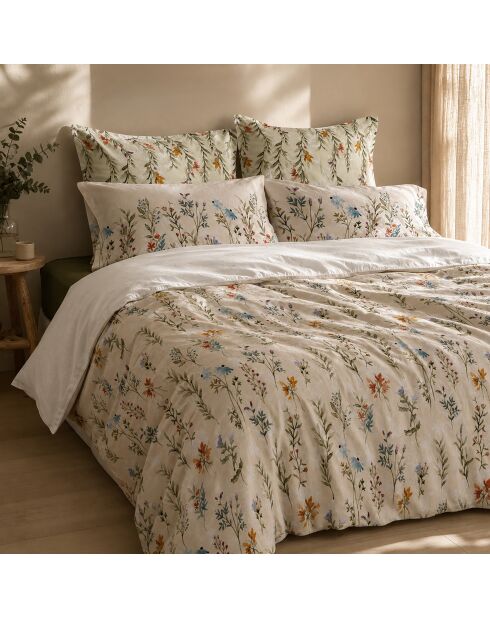 Housse de couette en coton Vernazza  multicolore