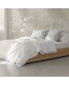 Housse de couette en coton Basic Percale blanc