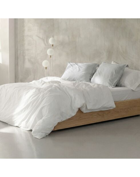 Housse de couette en coton Basic Percale blanc