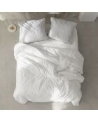 Housse de couette en coton Basic Percale blanc