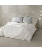 Housse de couette en coton Basic Percale blanc