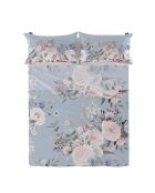 Drap en coton Soft bouquet multicolore