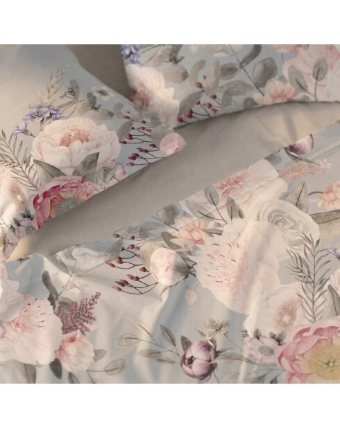 Drap en coton Soft bouquet multicolore