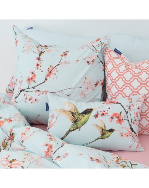 Housse de coussin en coton Chinoiserie multicolore - 60x60 cm