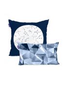 Kussenhoes Cosmos veelkleurig katoen - 50x50 + 50x30 cm