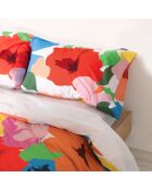 2 veelkleurige Bloom play katoenen kussenslopen - 50x75 cm