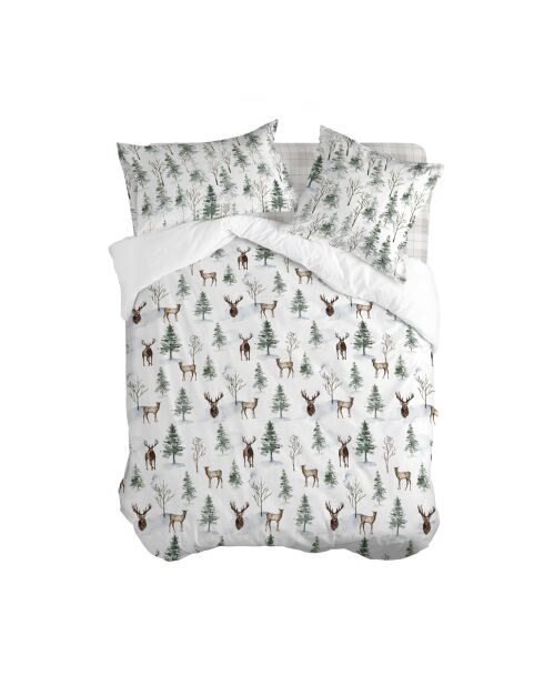 Housse de couette en coton Mystical winter multicolore