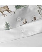 Housse de couette en coton Mystical winter multicolore