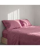 Drap en coton Basic magenta