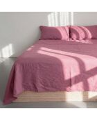 Drap en coton Basic magenta