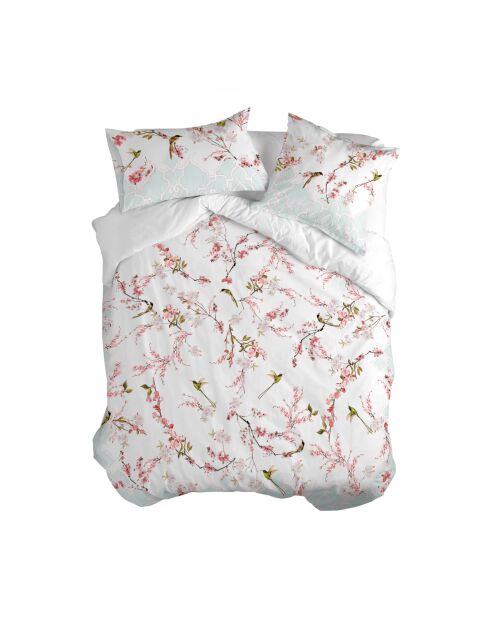 Housse de couette en coton Sakura multicolore