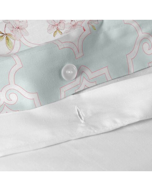 Housse de couette en coton Sakura multicolore