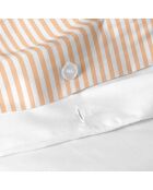Housse de couette en coton Layering pêche