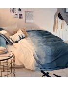 Housse de couette en coton Nightfall bleu marine