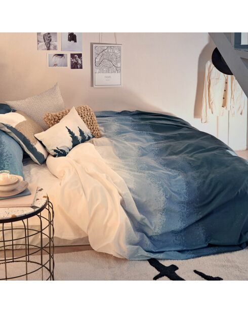 Housse de couette en coton Nightfall bleu marine