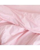 Housse de couette en coton Basic rose pâle