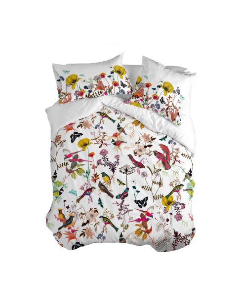 Housse de couette en coton Birds of paradise multicolore