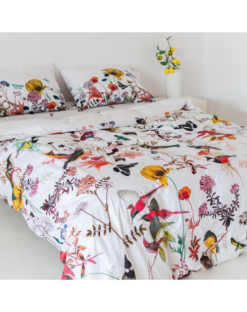 Housse de couette en coton Birds of paradise multicolore