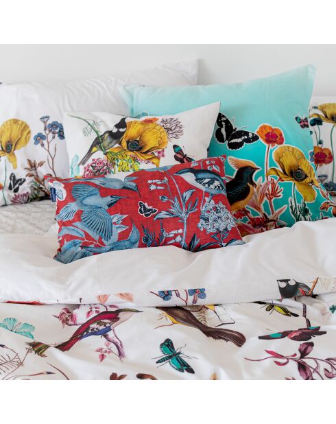 Housse de couette en coton Birds of paradise multicolore