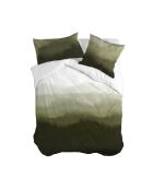 Housse de couette en coton Nightfall olive verte
