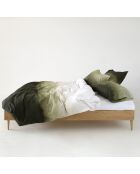Housse de couette en coton Nightfall olive verte