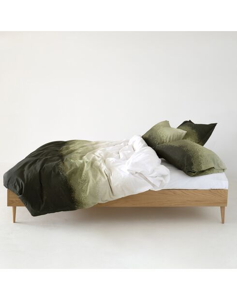 Housse de couette en coton Nightfall olive verte