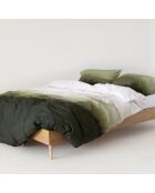 Housse de couette en coton Nightfall olive verte