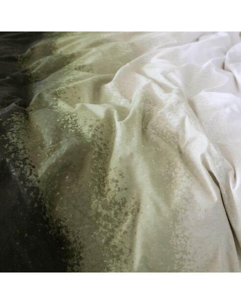 Housse de couette en coton Nightfall olive verte