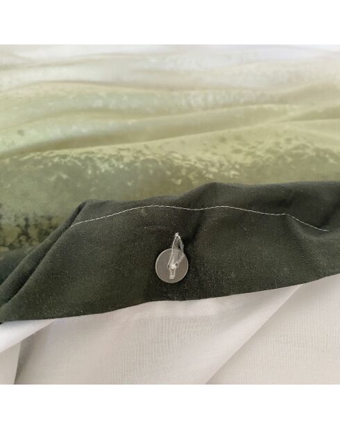 Housse de couette en coton Nightfall olive verte