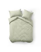 Housse de couette en coton Basic beige argile