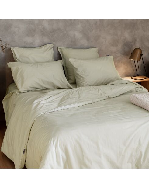 Housse de couette en coton Basic beige argile