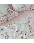 Drap en coton Chinoiserie multicolore