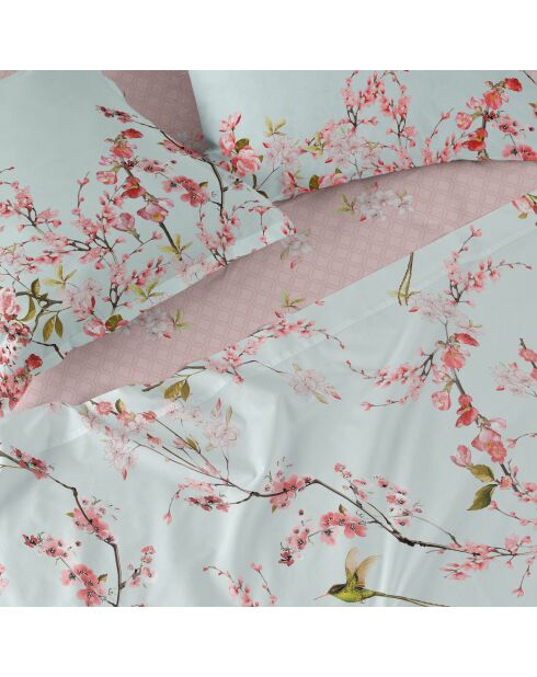 Drap en coton Chinoiserie multicolore