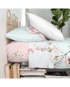 Drap en coton Chinoiserie multicolore