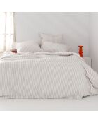 Housse de couette en coton Layering beige