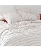 Housse de couette en coton Layering beige