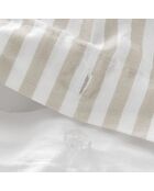 Housse de couette en coton Layering beige