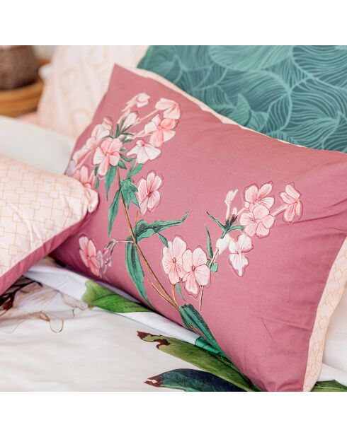Kussenhoes Blooming veelkleurig katoen - 50x50 + 50x30 cm