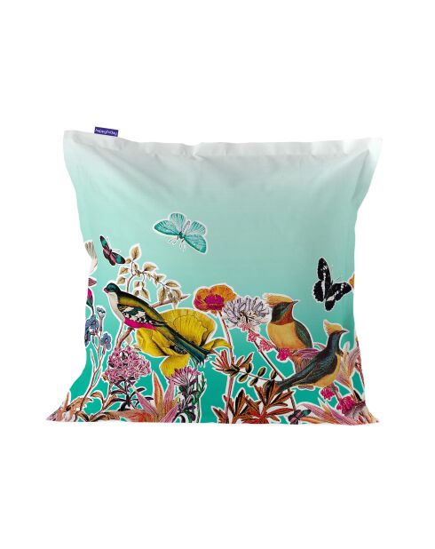 Birds of paradise veelkleurige katoenen kussenhoes - 60x60 cm
