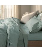 Housse de couette en coton Basic menthe