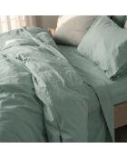 Housse de couette en coton Basic menthe