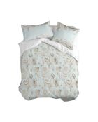 Housse de couette en coton Coral reef multicolore