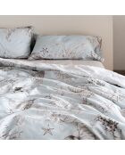 Housse de couette en coton Coral reef multicolore