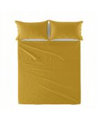 Drap en coton Basic moutarde