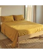 Drap en coton Basic moutarde