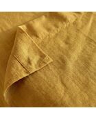 Drap en coton Basic moutarde